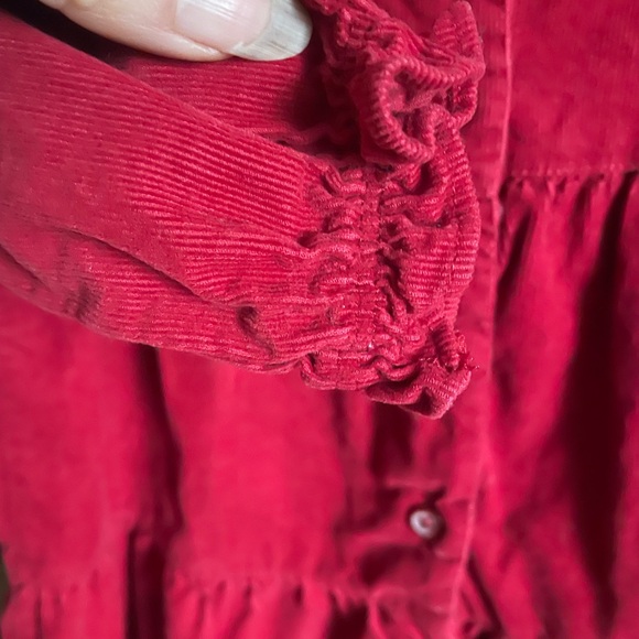 Gymboree infant (12-18 months) button down, cotton/cord, gingerbread dress - Picture 3 of 7